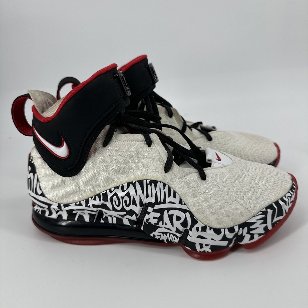 Nike LeBron 17 XVII 4 Graffiti Basketball Shoes Mens 7.5 US CT6047-100